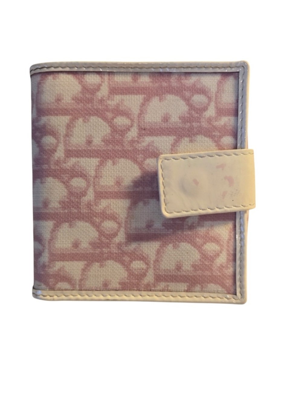 ✨💎DIOR💎✨Pink Trotter Canvas Trifold Wallet with Number Patch - Picture 4 of 7